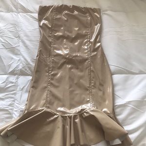 Nude Latex Dress